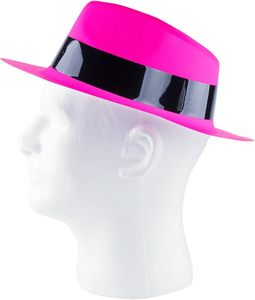 Neon Mafia Gangster Fedora Mũ trẻ em ăn mặc trang phục bên ủng hộ trẻ em sinh nhật đạo cụ theo chủ đề phụ kiện mát mẻ ý tưởng quà tặng - Product Image 4