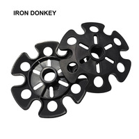 IRONDONKEY bâtons de trekking avec poignée en liège réglable panier de ski de boue de neige Portable pour la marche sable poudre neige Design moderne
