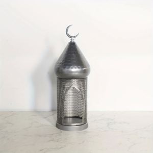 Islamic Home Hollow <b>Ramadan</b> Moon Candle Holder Lantern <b>Decor</b> - Product Image 4