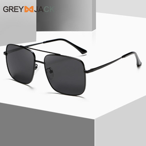 Lunettes de soleil Greyjack pour hommes, monture en métal, lentilles TAC, protection UV400, couleur or, G026, lunettes de conduite - Product Image 3