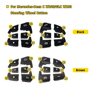 Nouveau bouton de commande multifonction pour <span class=keywords><strong>volant</strong></span> de voiture, réglage du siège pour C GLC Classe W205 W253 OE - Product Image 3