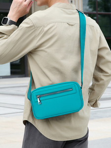 Nueva Riñonera para Hombre, Versión Coreana, Bolso de Pecho de Banda Ancha, Bolso de Hombro Simple y Moderno, Bolso Cruzado Deportivo Multifuncional - Product Image 4