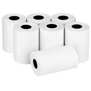 Carta Termica Bianca per Ricevute 21/4" X 43ft, 57*30mm, 48g, Monostrato con Anima in Plastica, Compatibile con la Maggior Parte dei Registratori <span class=keywords><strong>di</strong></span> <span class=keywords><strong>Cassa</strong></span> e Carte <span class=keywords><strong>di</strong></span> Credito - Product Image 1