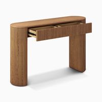 Console en bois de 47 po pour entrée au design minimaliste