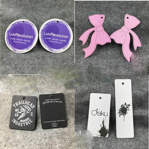 Étiquettes volantes personnalisées en papier / Étiquettes de vêtements / Étiquettes de sécurité imprimées pour sacs de vêtements et sacs pour animaux de compagnie / Étiquettes de marque détachables avec logo - Product Image 4