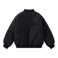 Blouson d'aviateur à col montant style coréen personnalisé de haute qualité High Street Veste en coton à patchwork pour hommes et femmes