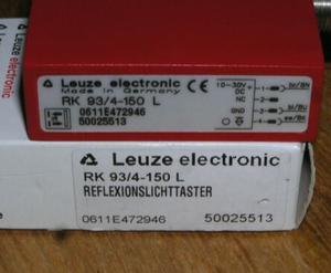 Sensor Fotoeléctrico de Reflexión Difusa Leuze 50025513 93/4-150 L con Supresión de Fondo V-Optics para Automatización Industrial - Product Image 6