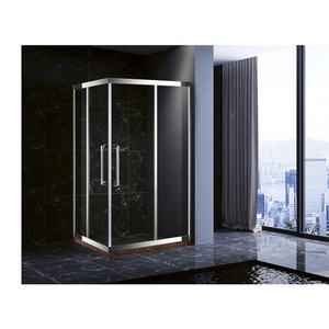 Cadre <span class=keywords><strong>de</strong></span> porte <span class=keywords><strong>de</strong></span> <span class=keywords><strong>douche</strong></span> en verre pièces <span class=keywords><strong>de</strong></span> cadre écran <span class=keywords><strong>de</strong></span> <span class=keywords><strong>douche</strong></span> en aluminium matériel encadré noir - Product Image 6