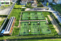 Padre Court panoramique extérieur personnalisé résistant au vent, modèle français, à vendre