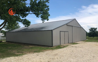 Bâtiment préfabriqué économique et résistant au vent pour le transport de marchandises commerciales, entrepôt à structure en acier