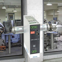 XDR-240E-24 Mean Well, 240W 24V AC/DC Output tunggal garansi 3 tahun ekonomis Ultra ramping industri DIN Rail catu daya