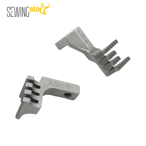 Juego de prensatelas y placa de aguja SEWINGstar Pegasus W500 de acero inoxidable para máquinas de coser de 3 agujas y 5 hilos. - Product Image 3