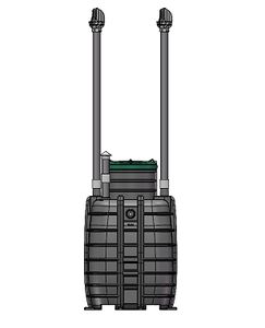 Capacidad de tratamiento diario 2000L Tanque de purificación de aguas residuales domésticas Ventas directas de fábrica Tanque de purificación sin energía - Product Image 3