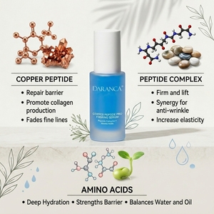 Marca Privada 10000ppm Cuidado Facial 10 Ghkcu 10% Ahkcu Ghk-cu Ghk 10% Cu Péptido de Cobre Kit de Suero Facial Ampolla para Pestañas y Rostro - Product Image 4