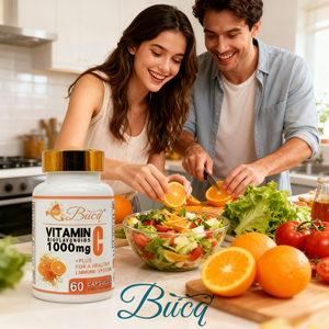 OEM produsen Bucci <span class=keywords><strong>Vitamin</strong></span> biouniversal <span class=keywords><strong>1000mg</strong></span> kapsul untuk dukungan sistem imun-60 Kapsul Label pribadi tersedia - Product Image 4