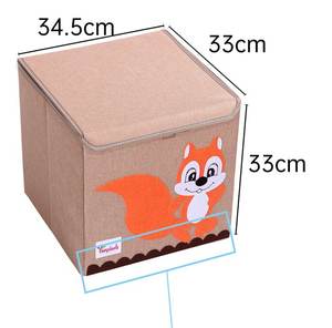 ลิ้นชักเก็บของเล่นเด็กและตู้จัดระเบียบ โรงงานที่ใหญ่ที่สุด กล่องเก็บของและถังเก็บของแบบซักได้ กันน้ำ ลายการ์ตูน 1 ชิ้น - Product Image 2