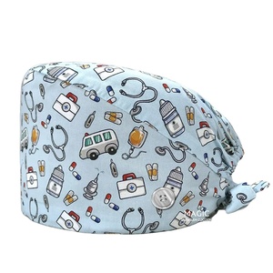 Gorras de Trabajo con Botón y Banda Absorbente, Gorros de Trabajo Ajustables, Gorros Elásticos para Enfermería, Gorro de Enfermera - Product Image 2