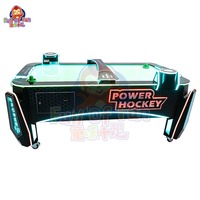 Machine de jeu de hockey sur air multi-balles, directement de l'usine, avec lanceur de balles automatique et éclairage LED spectaculaire pour centre d'arcade
