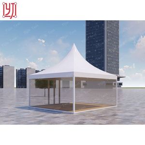 หลังคาพีวีซี 3x3 4x4 5x5 6x6 ทรงเจดีย์ ป้องกันโรคระบาด เต็นท์ตรวจสอบ - Product Image 3