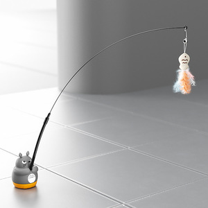 Die neue <span class=keywords><strong>Totoro</strong></span> 360-Grad-Drehung versetzt das <span class=keywords><strong>Cat</strong></span> Stick Steel Rod Small Fish Stirnband Bell <span class=keywords><strong>Cat</strong></span> Toy. - Product Image 6