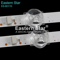 Bande de rétroéclairage LED ES-661 4C-LB4010-HR01J 40HR330M10A0 V4 Utilisation pour T C L 40F6 40S325 40S6500 THOMSON 40FD3306 2 pièces/ensemble