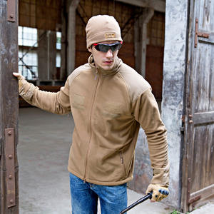 Mode Borduurwerk Patch Casual Sportkleding Dikke Warme Polar Fleece Blanco Bovenkleding Heren Outdoor - Product Image 5