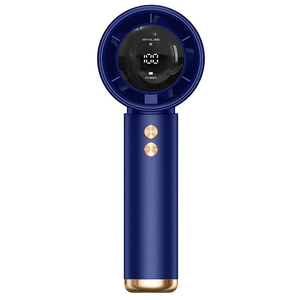 Mini Ventilador Portátil de Alta Velocidad, 100 Velocidades, Pantalla LED de Potencia, Operación Manual, Alimentación USB Eléctrica para Uso en Exteriores y en el Hogar - Product Image 1