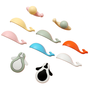 Tiradores de Aleación de Zinc con Diseño Creativo de <span class=keywords><strong>Ballena</strong></span>, Caracol y Pingüino, Coloridos, para Armarios, Cajones y Habitaciones Infantiles - Product Image 1