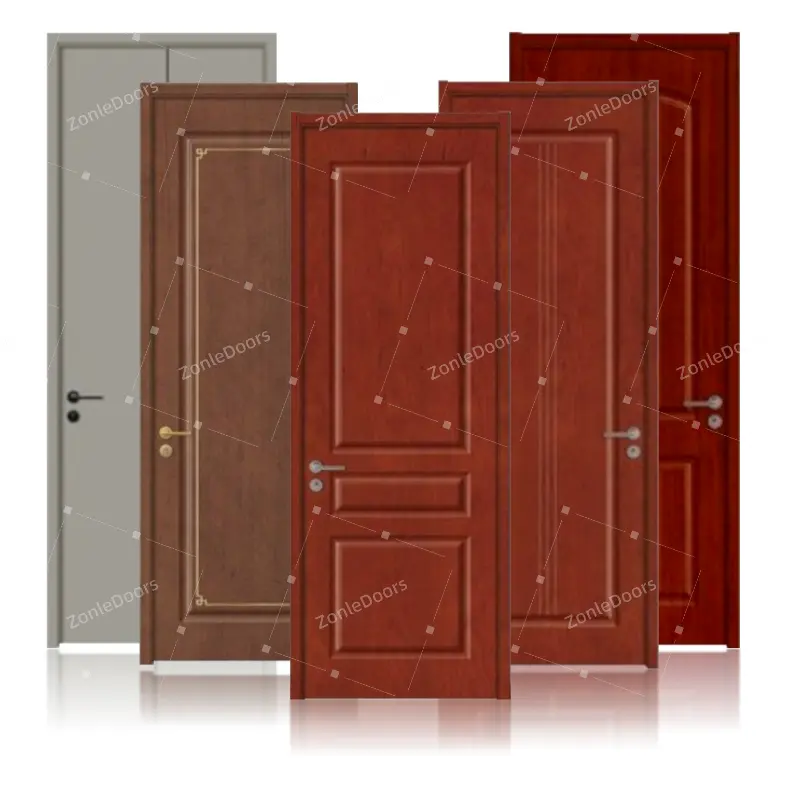Pintu silat anti air, pintu Internal kantor kayu plastik komposit gudang pintu kamar dengan kunci pintar