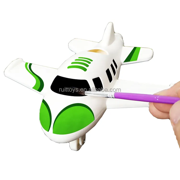 2 en 1 Ballon alimenté Cosmic Jet Airplane Toy Educational DIY Kits for Children