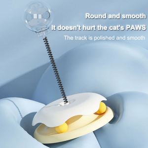 Interactive Durable Plastic <b>Cat</b> Feeder <b>Toy</b> with Leaky Food Ball Boredom Buster & Teeth Cleaning Features-Indoor Use - Product Image 5