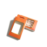 Boîtes d'emballage alimentaire en carton rigide de luxe personnalisées de haute qualité pour gâteaux et ongles pressés, recyclables, gaufrage UV mat, vente en gros