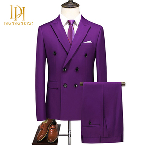 <span class=keywords><strong>Traje</strong></span> de dos piezas con doble botonadura grande rojo <span class=keywords><strong>vino</strong></span> para <span class=keywords><strong>hombre</strong></span>, pantalones de <span class=keywords><strong>Color</strong></span> sólido, <span class=keywords><strong>traje</strong></span> para <span class=keywords><strong>hombre</strong></span> - Product Image 6