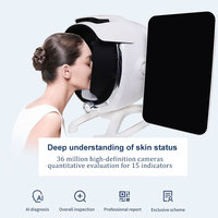 Machine magique portative d'analyse de peau de miroir d'analyseur de peau de visage pour analyser des problèmes de peau