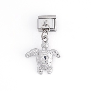 Diseños de Moda 2024, Dijes Italianos de Acero Inoxidable, Plateados en Oro de 18k, Colgantes Italianos para Pulseras de Dijes, Joyería - Product Image 2