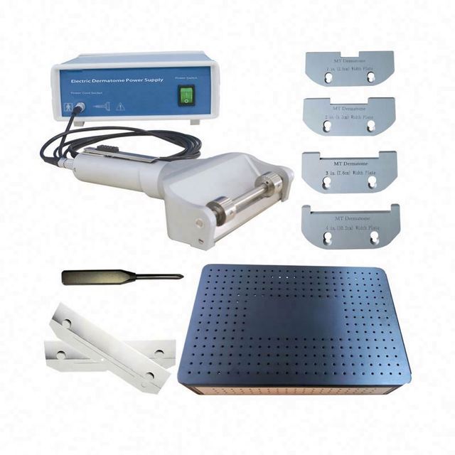 Burns Skin Surgical Instrument Electric Dermatome CE ISO Certification Adjustable Thickness 0.05-0.75mm Miniature Brushless DC
