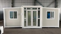 Casa Móvil Prefabricada Portátil Expandible Lista para Usar, Casa Contenedor Plegable de Fácil Transporte, Panel Sándwich de Acero