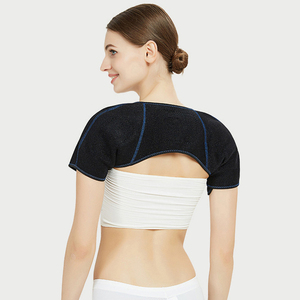 Épaulière auto-chauffante, <span class=keywords><strong>double</strong></span> support d'épaule magnétique pour les blessures et le soulagement de la douleur, produits de santé - Product Image 2