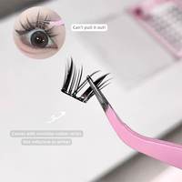 Vente en gros de faux-cils naturels de qualité supérieure, extensions de maquillage, cils œil de chat