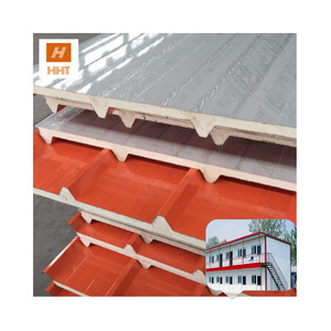 Panel de <span class=keywords><strong>techo</strong></span> sándwich aislado de <span class=keywords><strong>poliuretano</strong></span>, medidor de 100mm, <span class=keywords><strong>precio</strong></span> competitivo - Product Image 6
