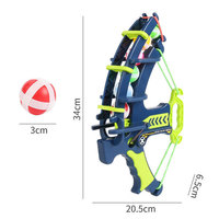 Cible de tir à l'arc en mousse à éjection pour lancer de balles, ensemble de jouets de sport de tir pour enfants, utilisation intérieure et extérieure, cible dinosaure en plastique avec balles collantes