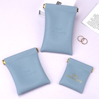 Haute qualité gaufrage cuir pièce cosmétique pochette sac gaufrage Pu cuir cadeau bijoux pochette