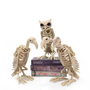 Ngôi Nhà Ma Ám Halloween tối Khủng Bố Bộ xương động vật phát sáng trang trí đạo cụ con chó con chim con Khỉ Con Mèo quạ cá vịt ếch con rắn - Product Image 1