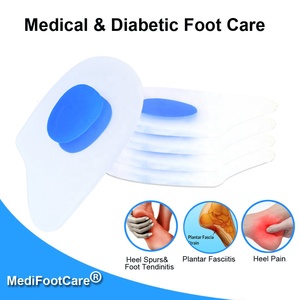 Coussin de talon en gel de silicone médical super doux coussin <span class=keywords><strong>calcanéen</strong></span> <span class=keywords><strong>éperon</strong></span> talon <span class=keywords><strong>éperon</strong></span> ACHILLES absorption des chocs talon tasse semelle intérieure HA00476 - Product Image 4