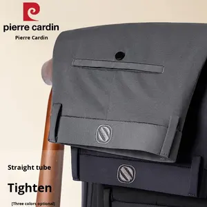 皮尔卡丹 (<span class=keywords><strong>Pierre</strong></span> <span class=keywords><strong>Cardin</strong></span>) 高端抓绒内衬弹力休闲男装 2025 秋冬新款商务厚重中号宽松直筒裤 - Product Image 2