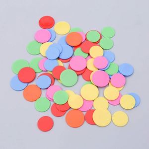 Jetons en plastique personnalisés de 38 mm avec logo imprimé, jetons de poker colorés pour jeux de société et récompenses éducatives - Product Image 5