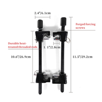 2PCS Compresseur de ressort hélicoïdal pour voiture Compresseur de ressort d'absorption des chocs pour travaux de suspension