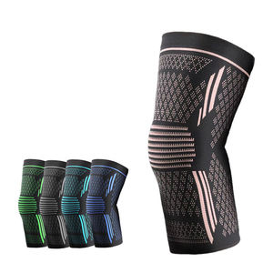Genouillère de compression Aofit personnalisable avec logo, protection professionnelle, respirante, pour la course à pied, prévention des blessures, élastique et extensible - Product Image 2