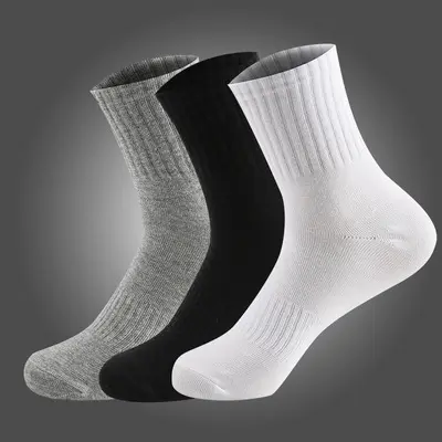 Socks Cotton YL Socks For Black White Gray Casual Dress Sox Custom Designer Men Cotton Business Calcetines Crew Men's Socks With Logo