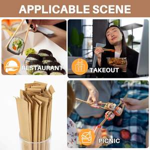 Palillos impresos logotipo personalizado de bambú desechables al por mayor directos del fabricante seguros para la salud para <span class=keywords><strong>restaurante</strong></span> - Product Image 6